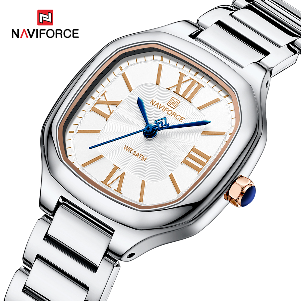 Luxury Watch Square - NAVIFORCE Jam Tangan Wanita Mewah Dial