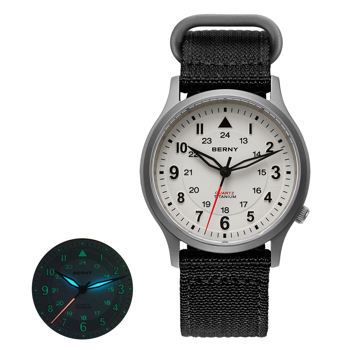 Titanium Sport Watch - BERNY Jam Tangan Titanium untuk Pria