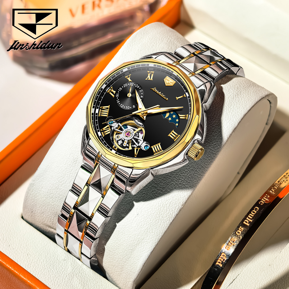 Luxury Watch Moon Phase - Jam Tangan Wanita JSDUN 8937 Otomatis
