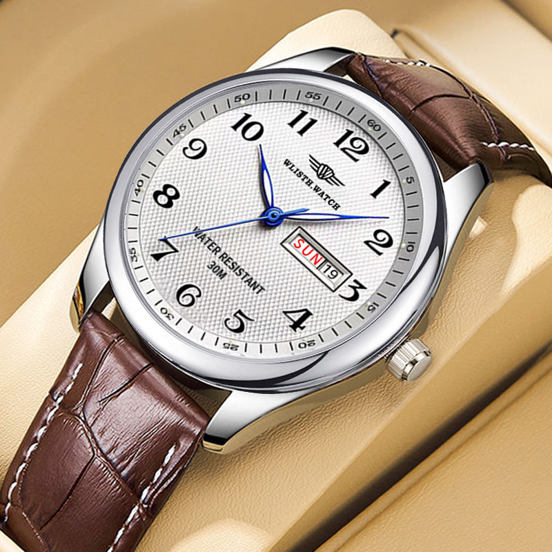 Luxury Watch With Arabic Numerals - WLISTH Jam Tangan Pria Bermerek Mewah