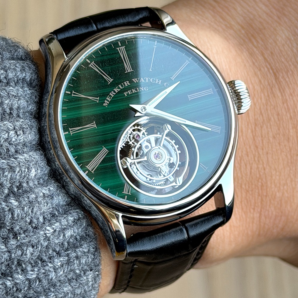 Minute Repeater Watch - Merkur 100% Jam Tangan Tourbillon Jam