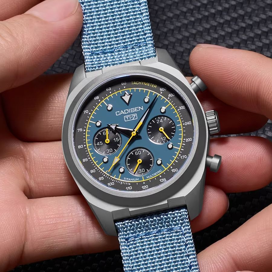 Titanium Sport Watch - CADISEN Titanium TI-7 MULTISYNC Jam Tangan