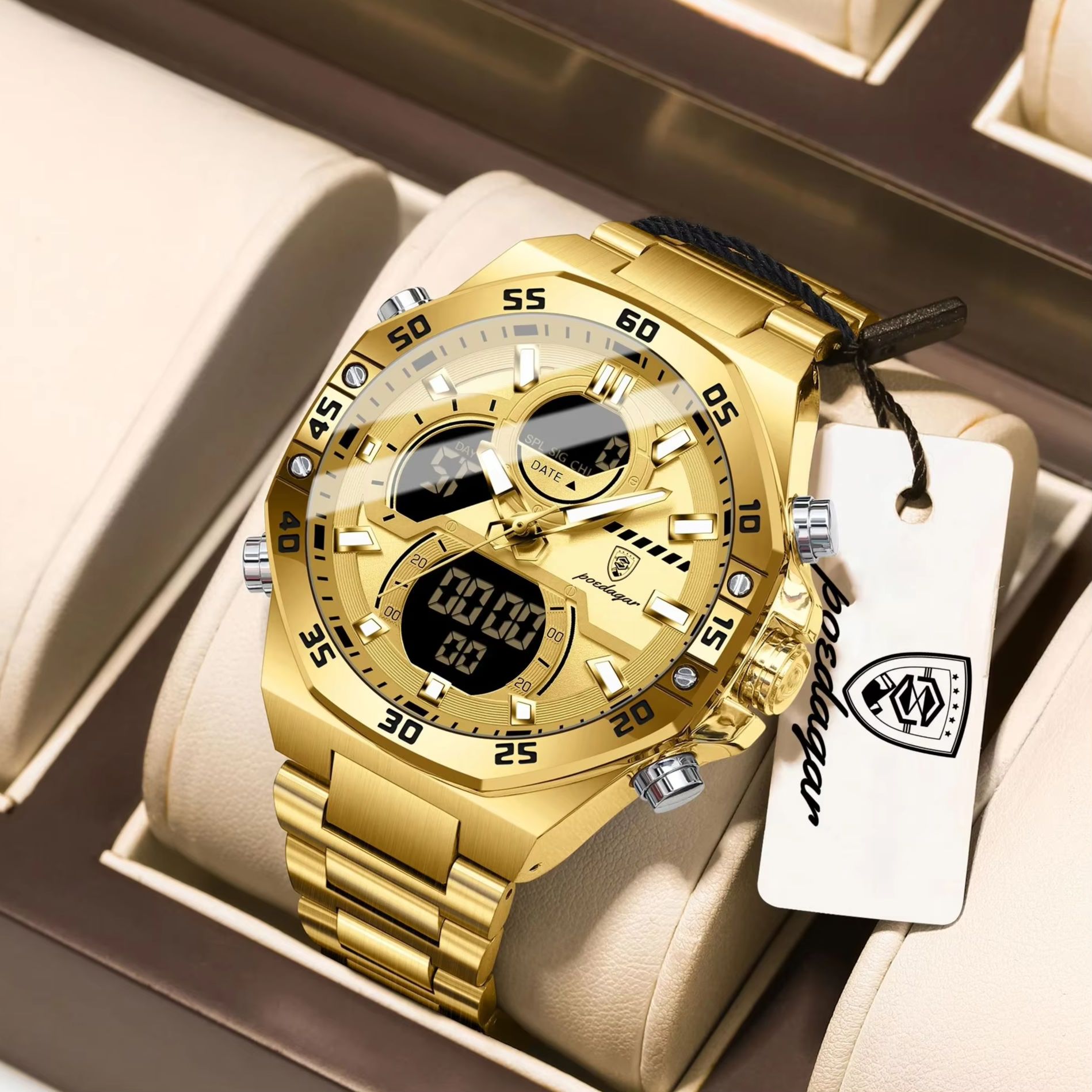 Minute Repeater Watch - Jam Tangan Pria POEDAGAR Sports Quartz