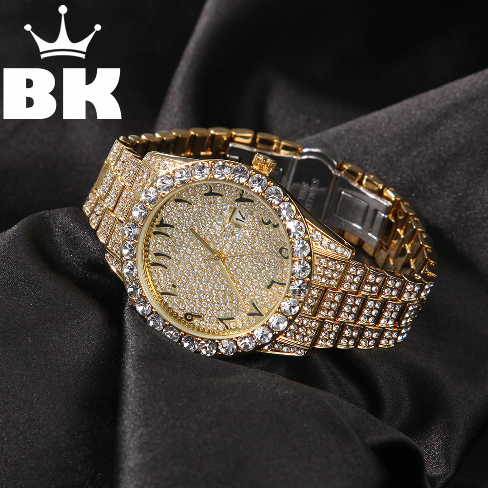 Luxury Watch With Arabic Numerals - HIP HOP Big Dial Penuh Es