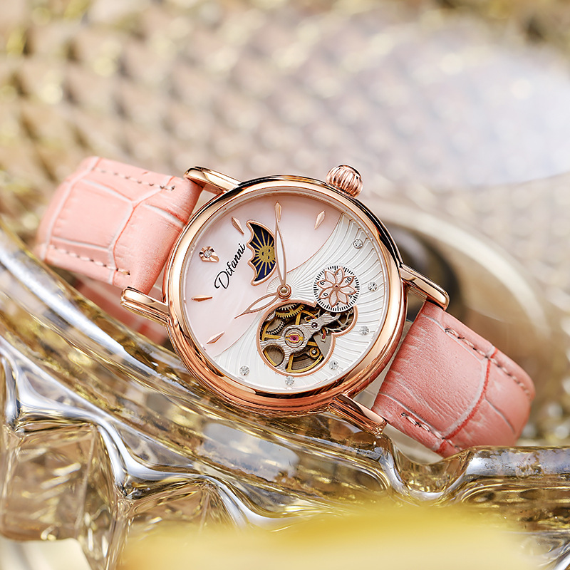 Luxury Watch Moon Phase - Jam tangan wanita mekanis otomatis jam