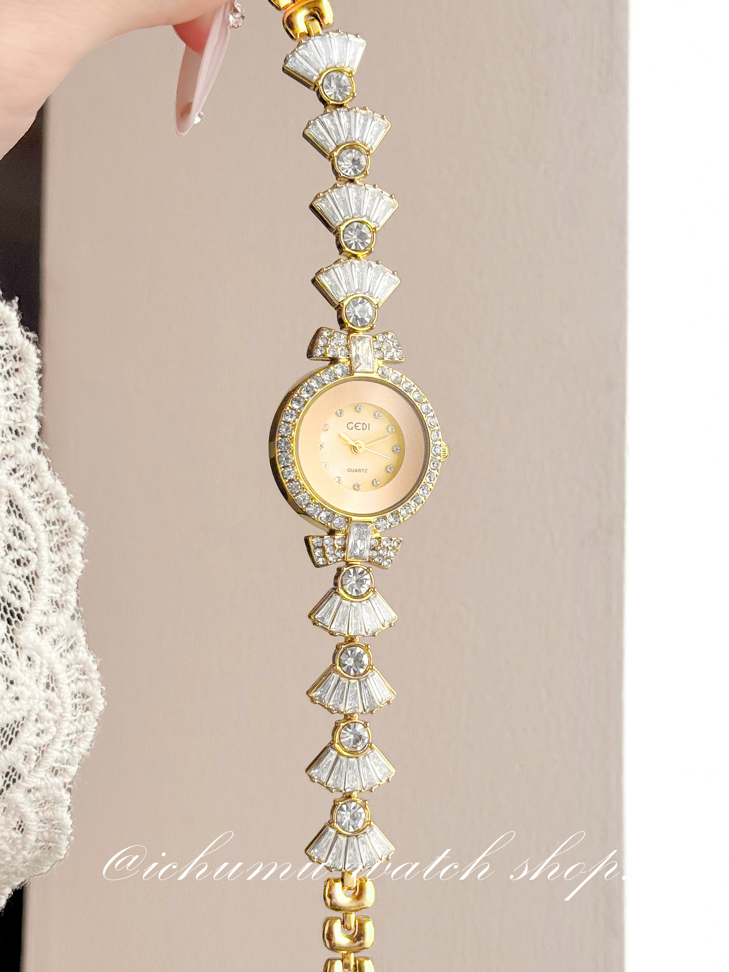Luxury Watch Leather - Jam Tangan Wanita Mermaid Mewah Ringan