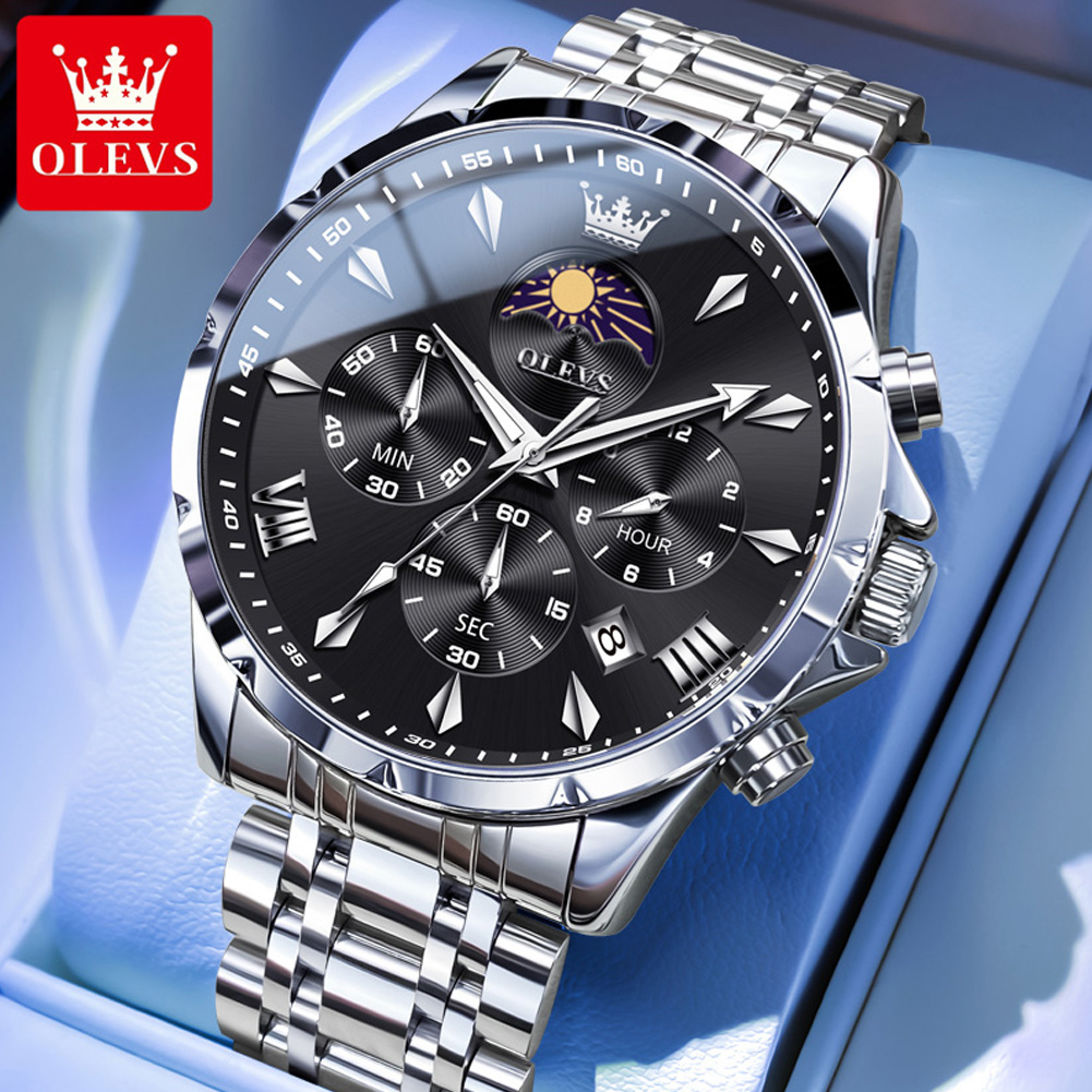 Luxury Watch Exhibition - Jam Tangan Pria OLEVS 3653 dengan