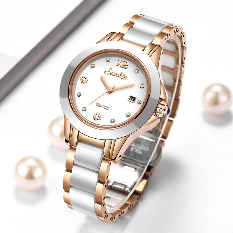 Luxury Watch Lady - Sunkta Jam Tangan Wanita Kuarsa Kasual
