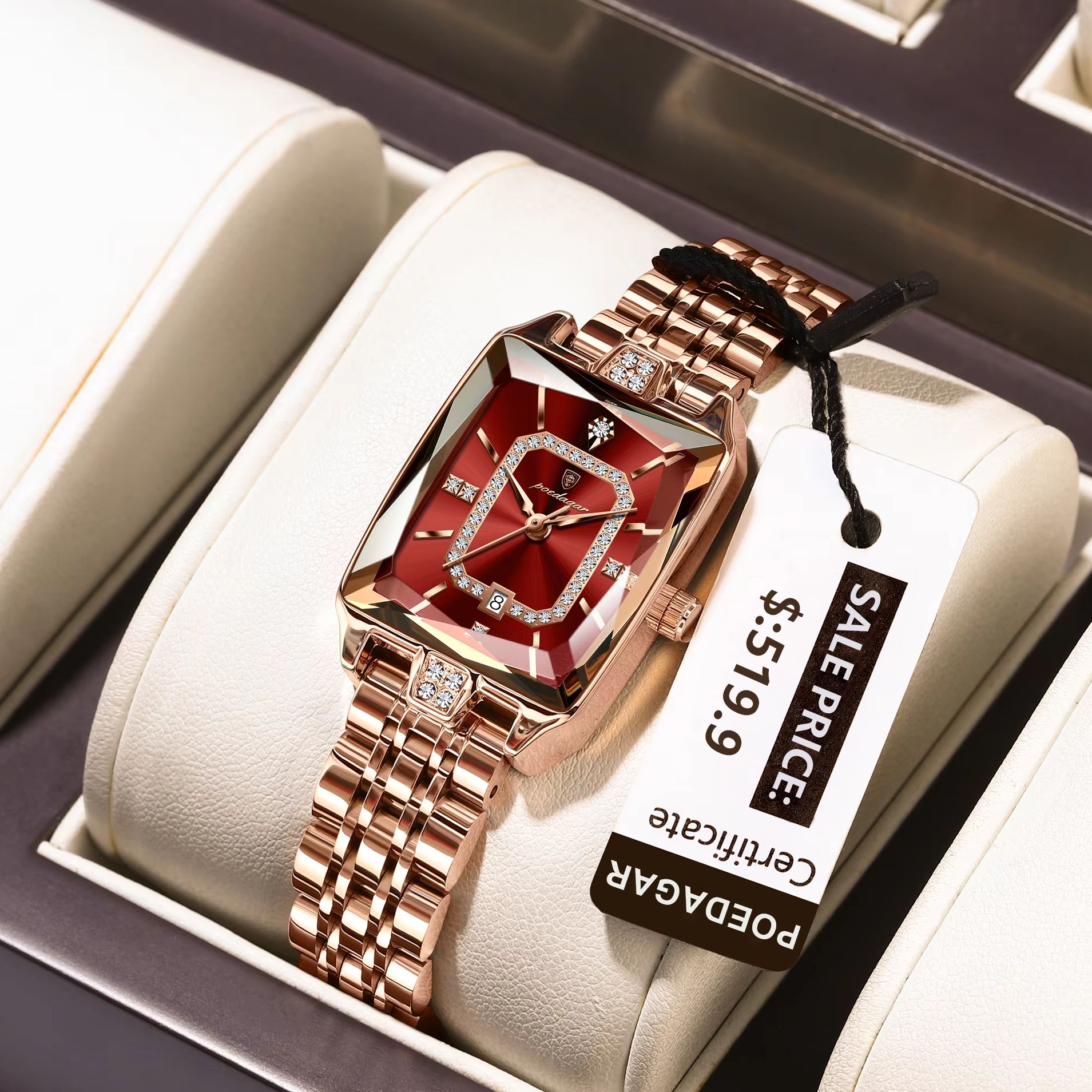 Luxury Watch Lady - POEDAGAR Jam Tangan Wanita Elegan Modis