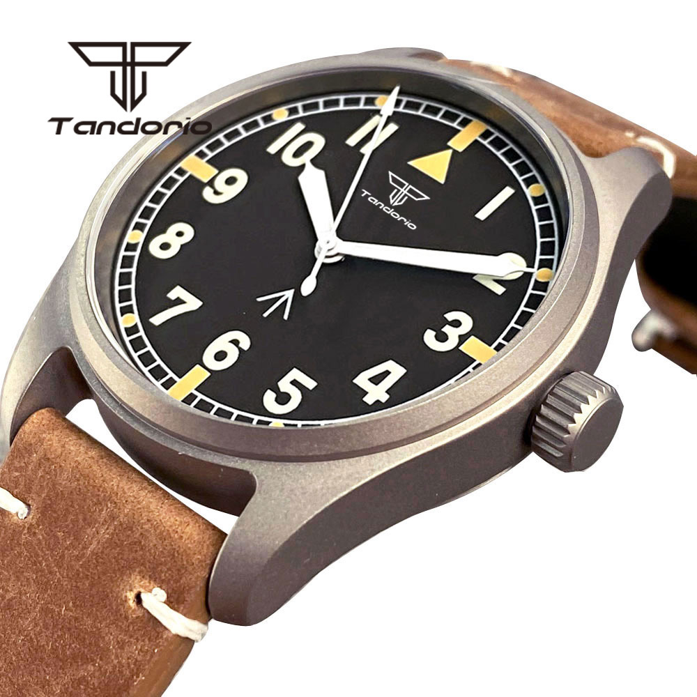 Titanium Sport Watch - Tandorio Titanium NH35A 39Mm Jam Tangan