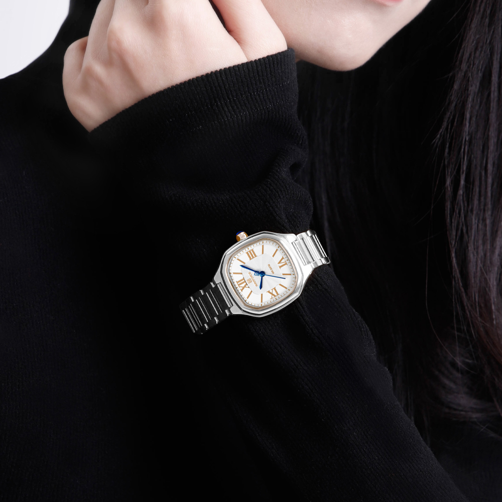 NAVIFORCE Jam Tangan Wanita Me - Luxury Watch Square ulasan dan harga