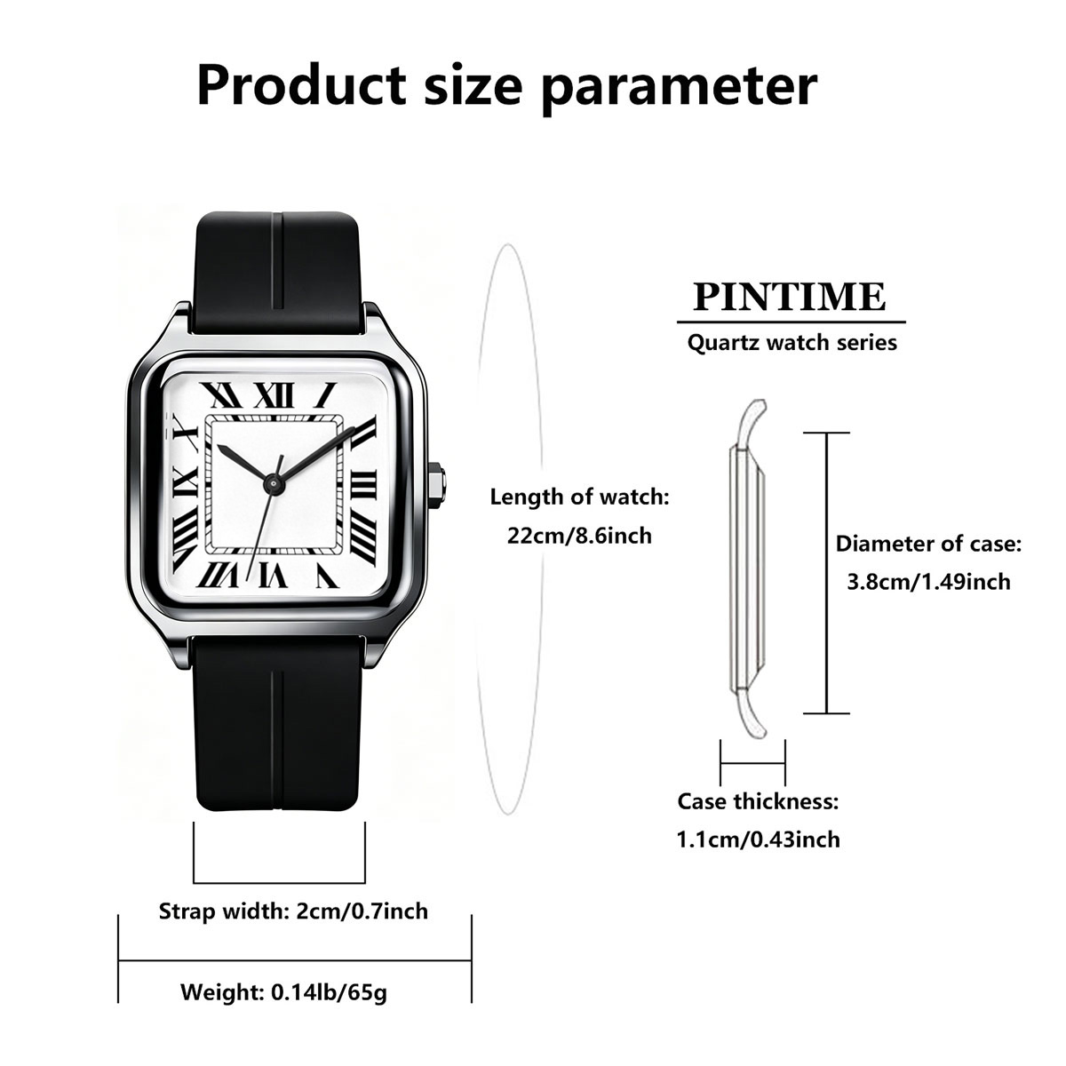 Jam Tangan Pria Mewah Berbentu - Luxury Watch With Arabic Numerals ulasan dan harga