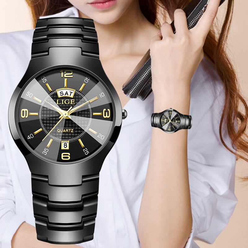 LIGE Jam Tangan Wanita Elegan  - Luxury Watch ulasan dan harga