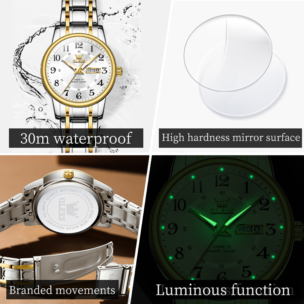 OLEVS 2891 Jam Tangan Wanita M - Luxury Watch Exhibition ulasan dan harga