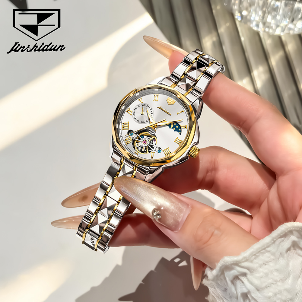 Jam Tangan Wanita JSDUN 8937 O - Luxury Watch Moon Phase ulasan dan harga