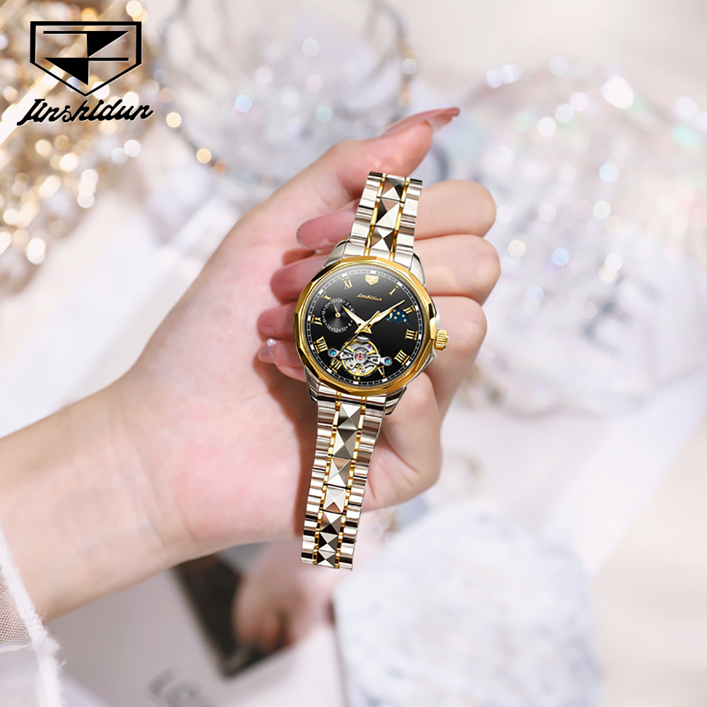 Jam Tangan Wanita JSDUN 8937 O - Luxury Watch Moon Phase ulasan dan harga