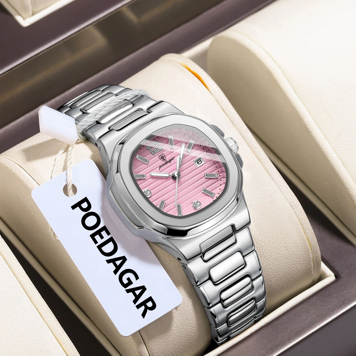 Jam Tangan Wanita POEDAGAR Squ - Luxury Watch Lady ulasan dan harga