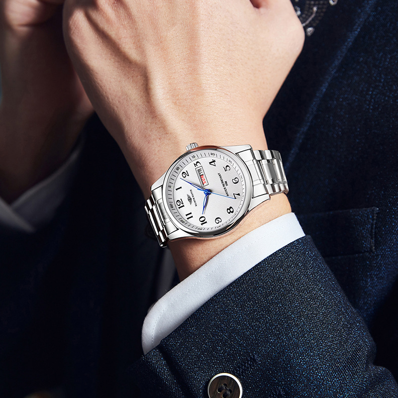 WLISTH Jam Tangan Pria Bermere - Luxury Watch With Arabic Numerals ulasan dan harga