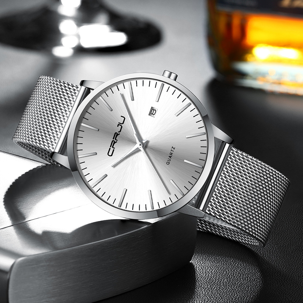 CRRJU jam tangan Ultra tipis p - Luxury Watch Exhibition ulasan dan harga