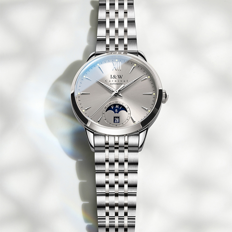 Jam Tangan Mekanik Wanita Seri - Luxury Watch Moon Phase ulasan dan harga