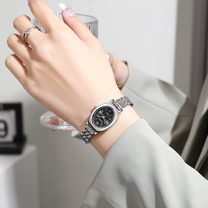 Jam Tangan Wanita Oval Angka A - Luxury Watch With Arabic Numerals ulasan dan harga