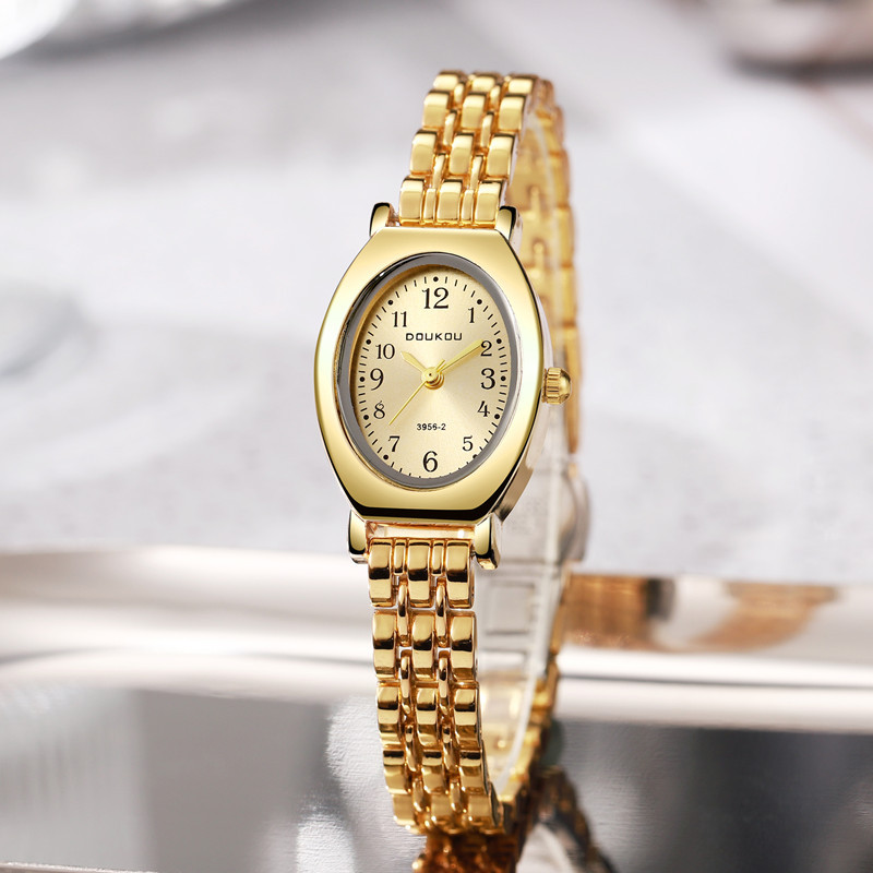 Jam Tangan Wanita Oval Angka A - Luxury Watch With Arabic Numerals ulasan dan harga