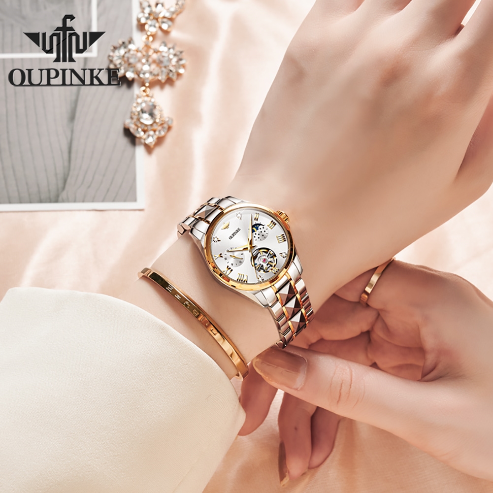 Jam Tangan Wanita Otomatis Mew - Luxury Watch Moon Phase ulasan dan harga