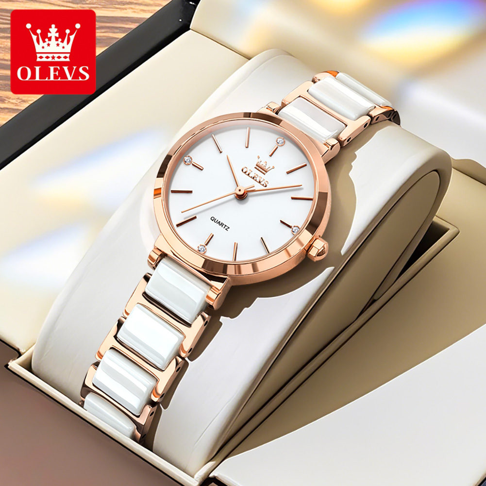 Jam Tangan Wanita OLEVS 5877 M - Luxury Watch Lady ulasan dan harga