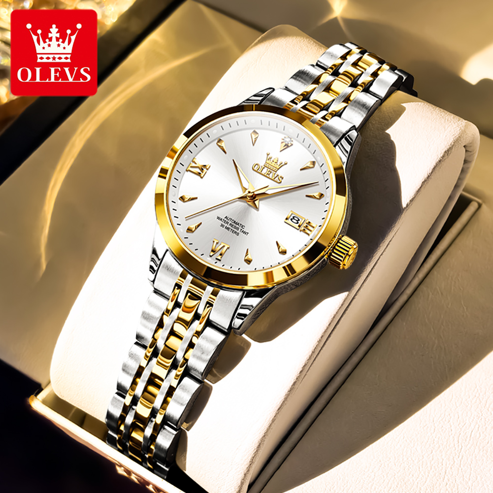 OLEVS 9956 Jam Tangan Wanita M - Luxury Watch Moon Phase ulasan dan harga