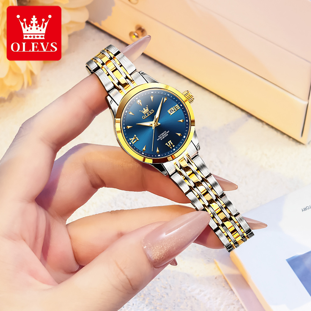 OLEVS 9956 Jam Tangan Wanita M - Luxury Watch Moon Phase ulasan dan harga