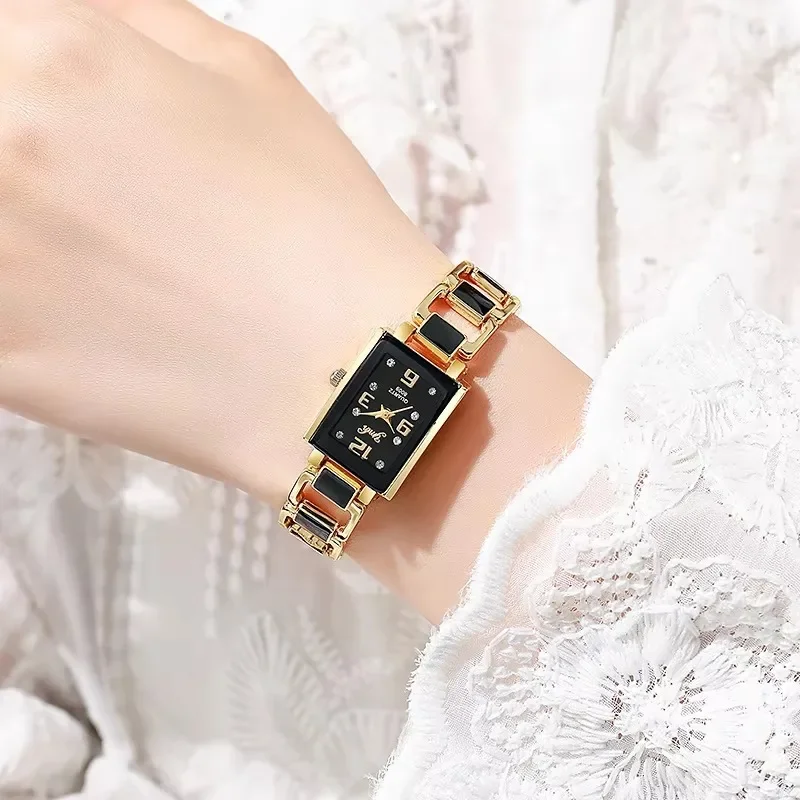 Jam Tangan Modis untuk Wanita  - Luxury Watch Square ulasan dan harga