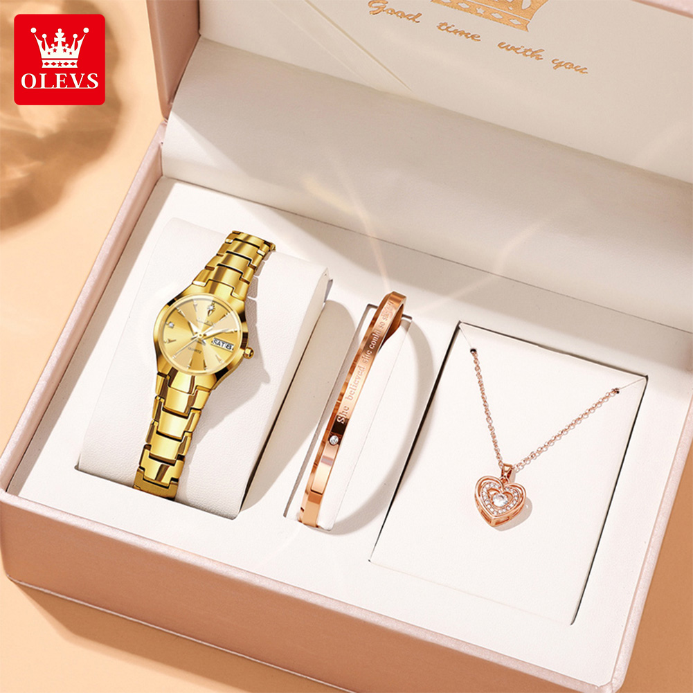 OLEVS Jam Tangan Wanita 8697 J - Luxury Watch Lady ulasan dan harga