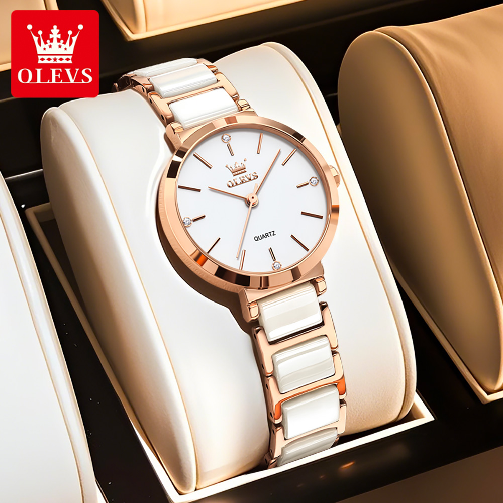 Jam Tangan OLEVS 5877 Laris un - Luxury Watch Japan ulasan dan harga
