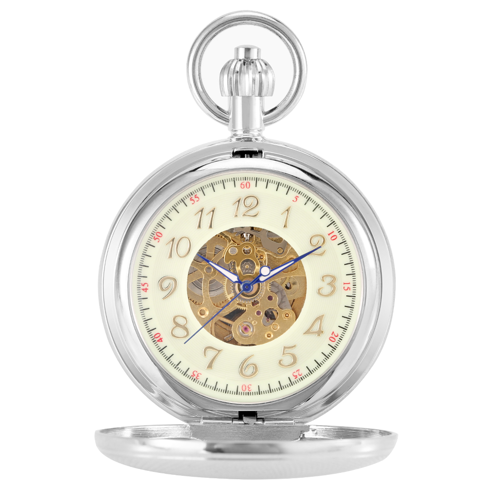 Jam Saku Mekanik Otomatis Retr - Luxury Watch With Arabic Numerals ulasan dan harga