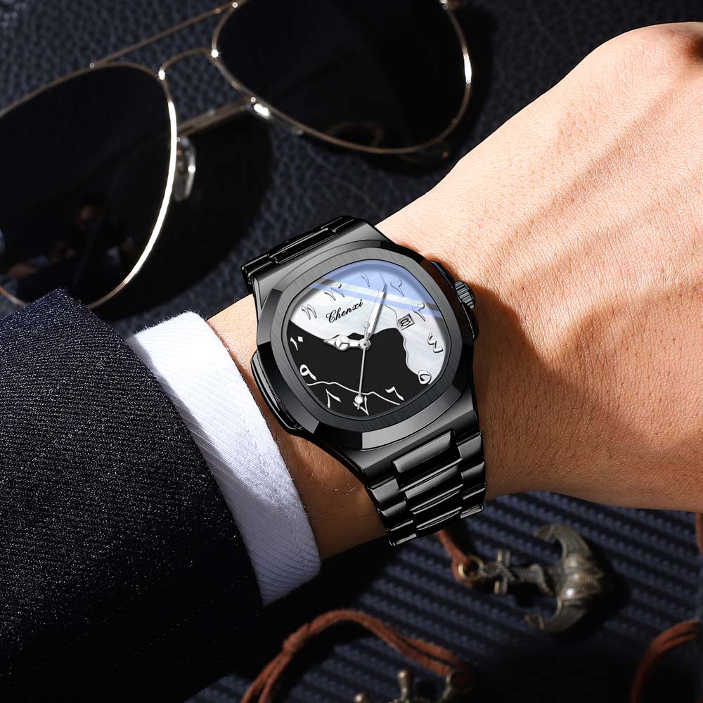 CHENXI Jam Tangan Pria Baru An - Luxury Watch With Arabic Numerals ulasan dan harga