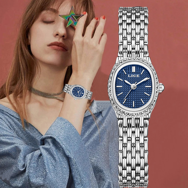 LIGE Jam Tangan Wanita Kuarsa  - Luxury Watch Lady ulasan dan harga