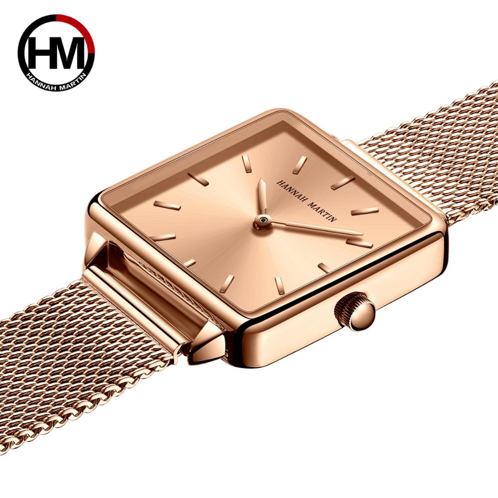 Tali Kulit Asli Gerakan Kuarsa - Luxury Watch Square ulasan dan harga