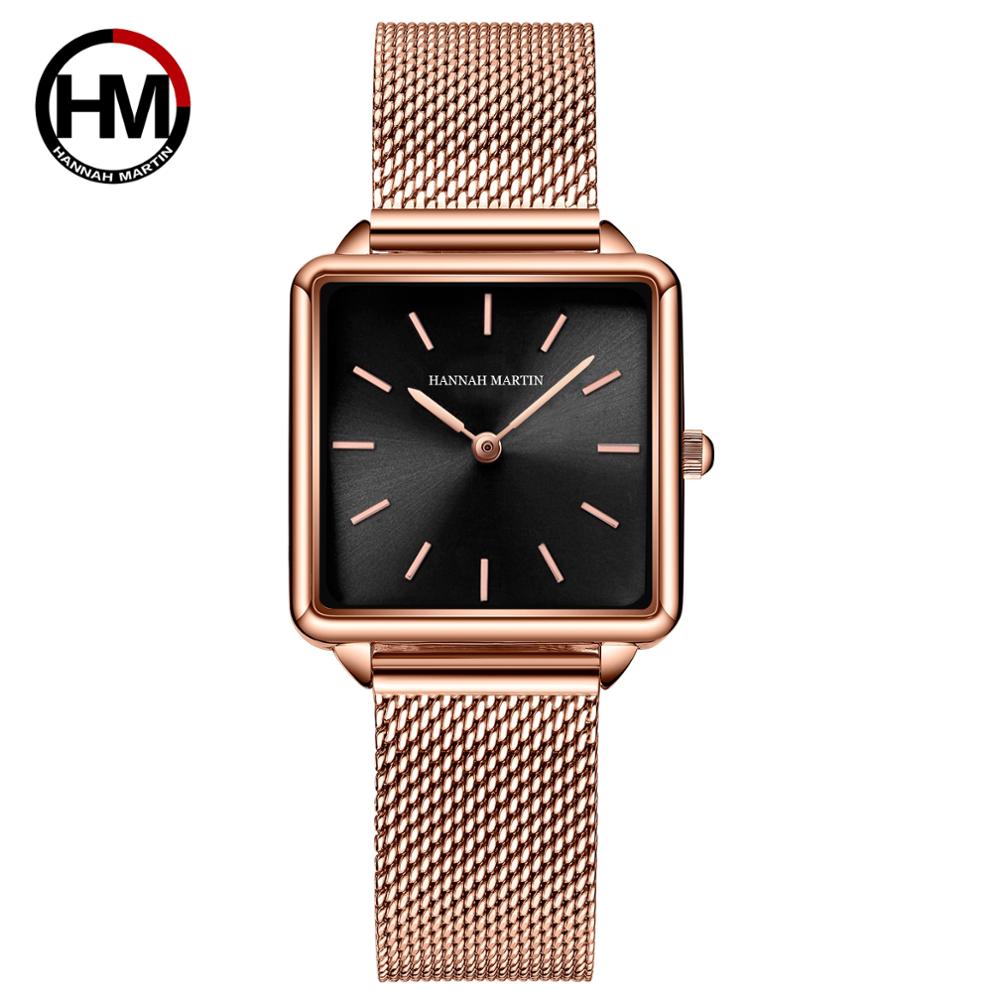 Tali Kulit Asli Gerakan Kuarsa - Luxury Watch Square ulasan dan harga