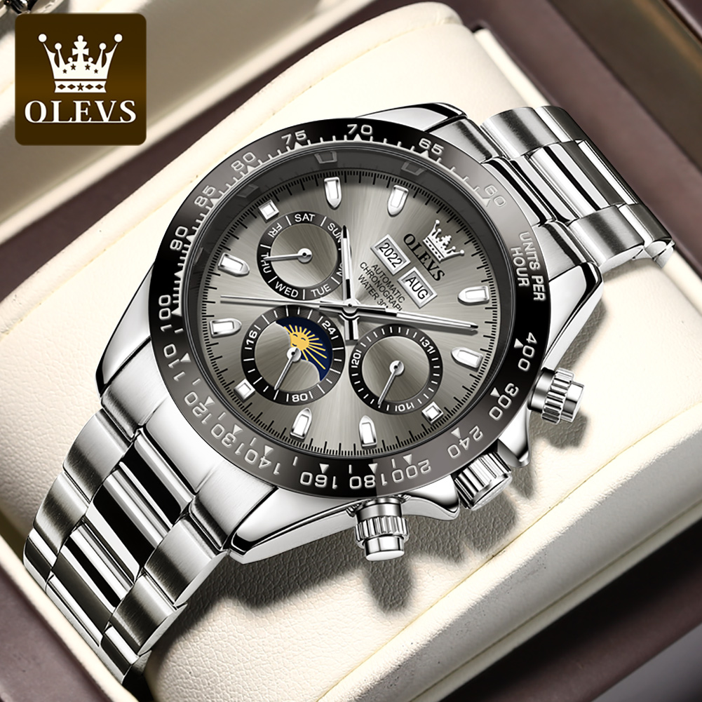 OLEVS jam tangan mekanis otoma - Luxury Watch Omega ulasan dan harga