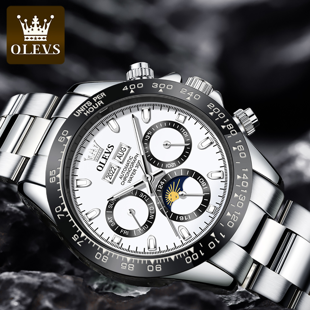 OLEVS jam tangan mekanis otoma - Luxury Watch Omega ulasan dan harga