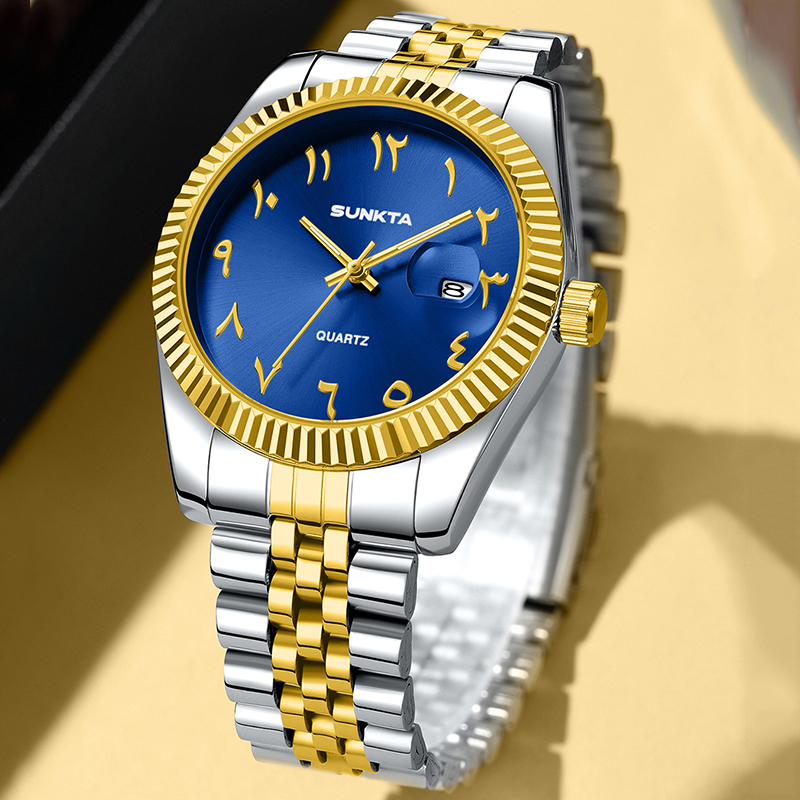 SUNKTA Jam Tangan Kuarsa Wanit - Luxury Watch With Arabic Numerals ulasan dan harga