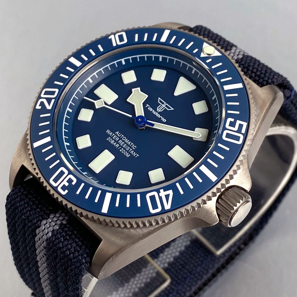 Casing Titanium Tandorio 42Mm  - Titanium Sport Watch ulasan dan harga