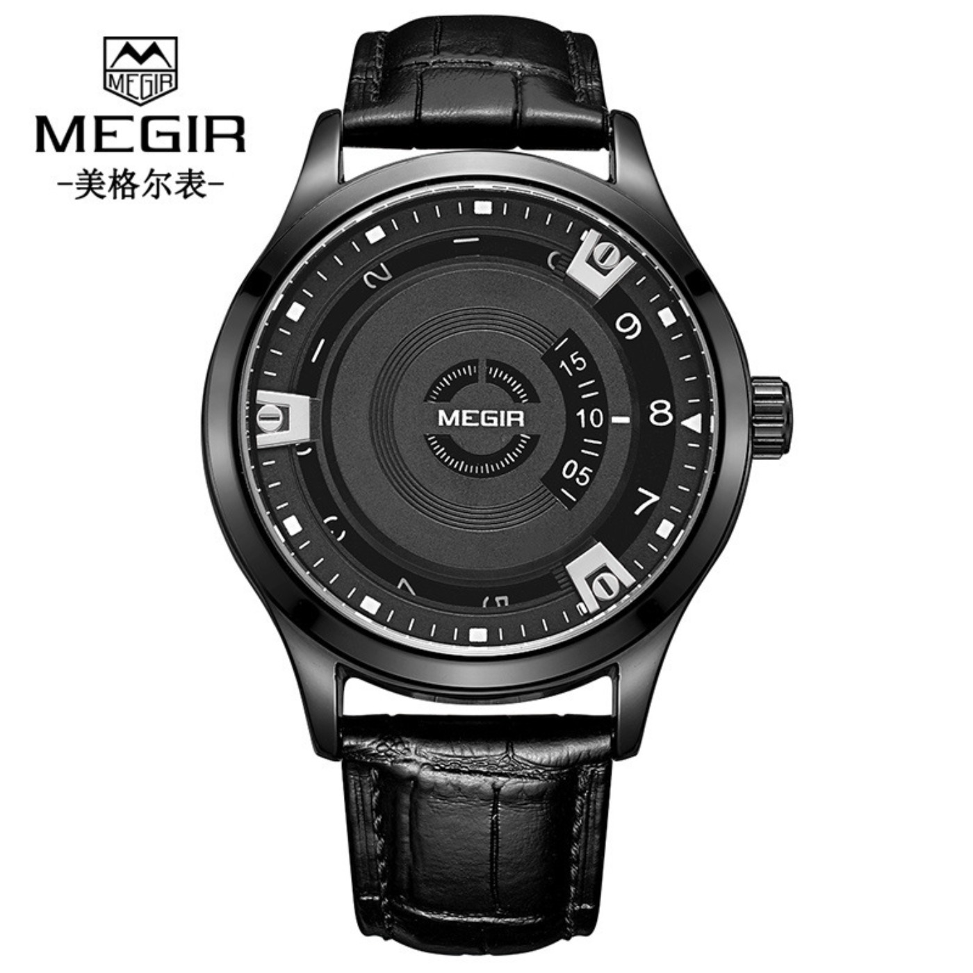 MEGIR Jam Tangan Pria Jam Tang - Luxury Watch Leather ulasan dan harga