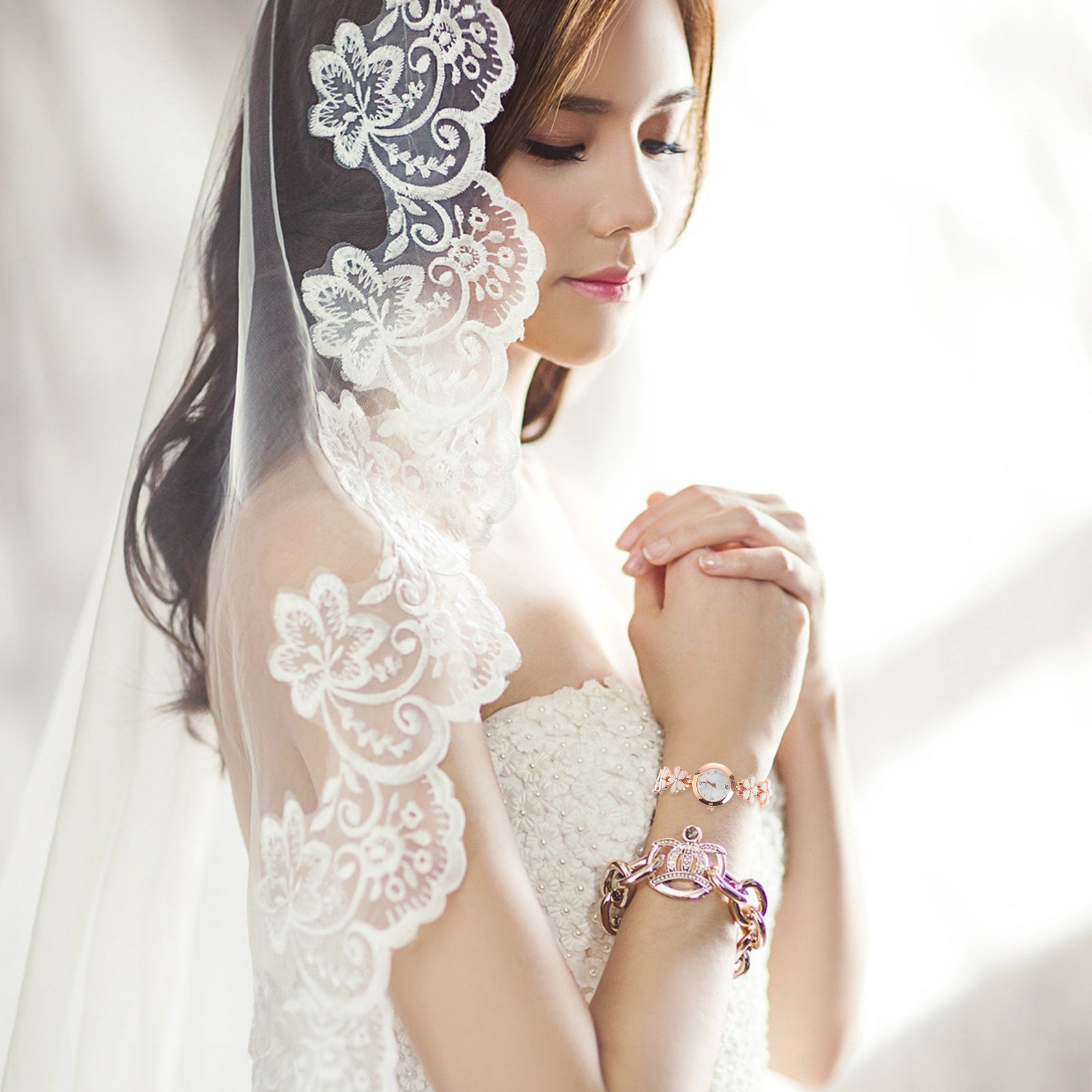 Jam Tangan Gelang Kristal Kuar - Luxury Watch ulasan dan harga