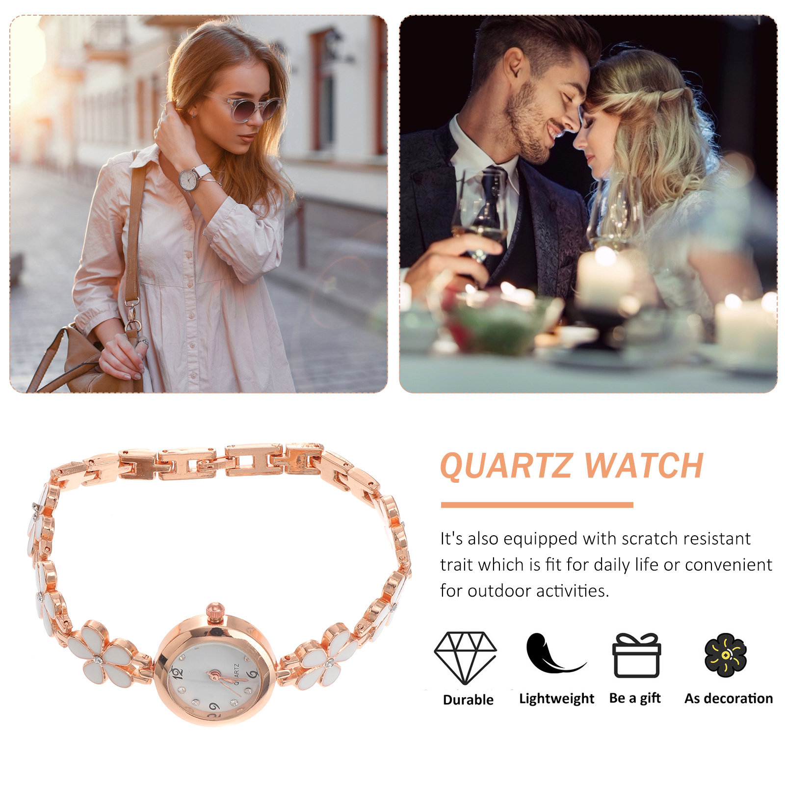Jam Tangan Gelang Kristal Kuar - Luxury Watch ulasan dan harga