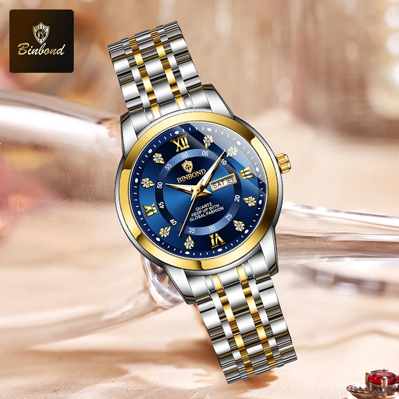 BINBOND B7169 Jam Tangan Wanit - Luxury Watch Exhibition ulasan dan harga