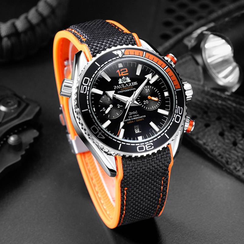 PAULAREIS P Jam Tangan Mekanis - Luxury Watch Omega ulasan dan harga