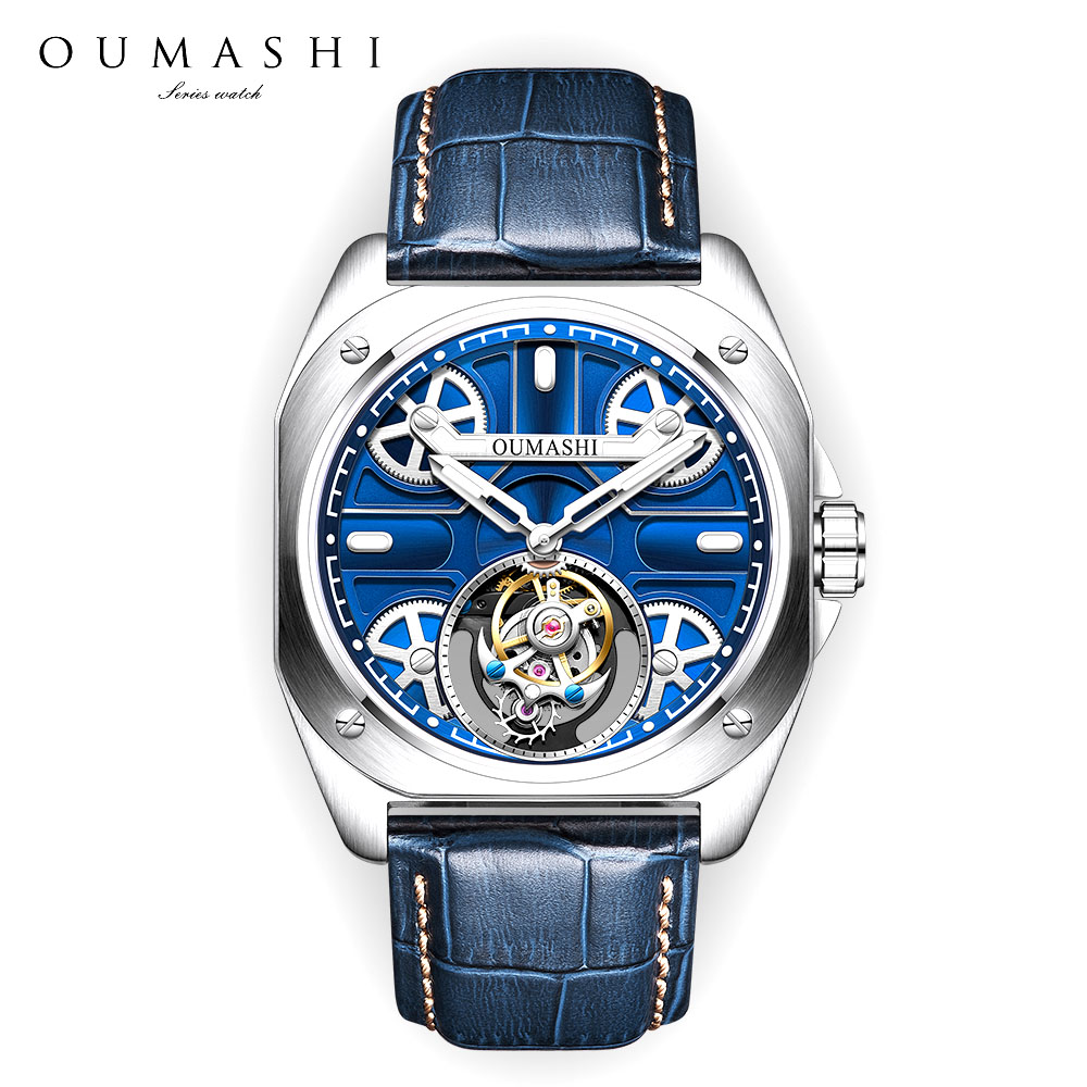 Jam tangan pria mewah 41mm Tou - Luxury Watch Leather ulasan dan harga