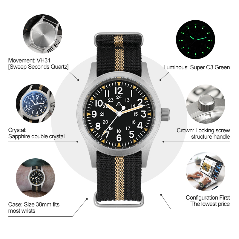 Jam Tangan Militado ML05 Vinta - Luxury Watch Japan ulasan dan harga