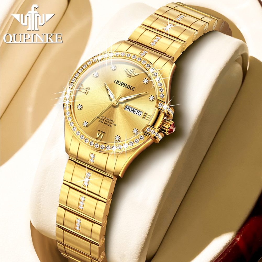 Jam Tangan Wanita OUPINKE 3195 - Luxury Watch Japan ulasan dan harga